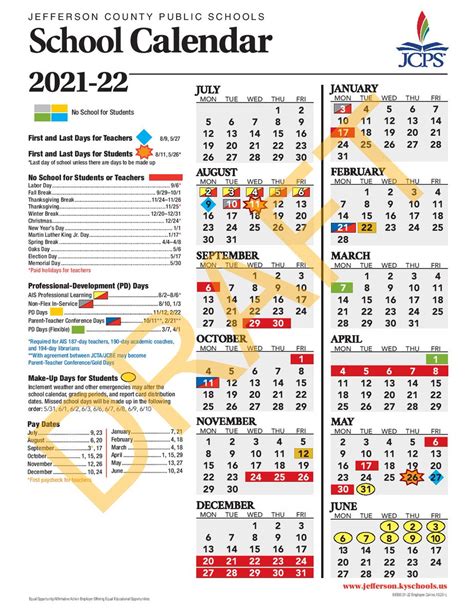 Jcps Calendar 2021