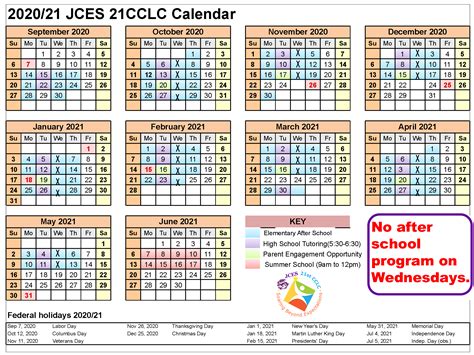 Jcsd Calendar