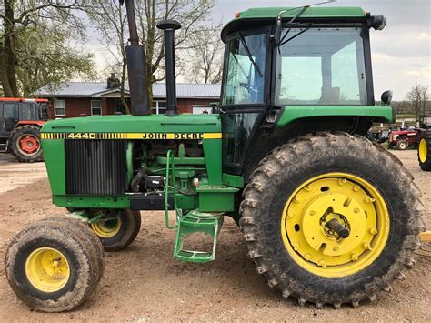 Jd 4440 for sale. 1982 JOHN DEERE 4440. 100 HP to 174 HP Tractors. 3,217.3 true hours! Clean tractor, ready for work! No Buyer's Premium. Bidding Opens: Wed, Oct 11, 2023 5:00 PM CDT. Time Remaining: 9 Days 11 Hours. Hours: 3217. Transmission Type: Powershift. 