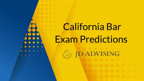 Jd advising california bar predictions. Things To Know About Jd advising california bar predictions. 
