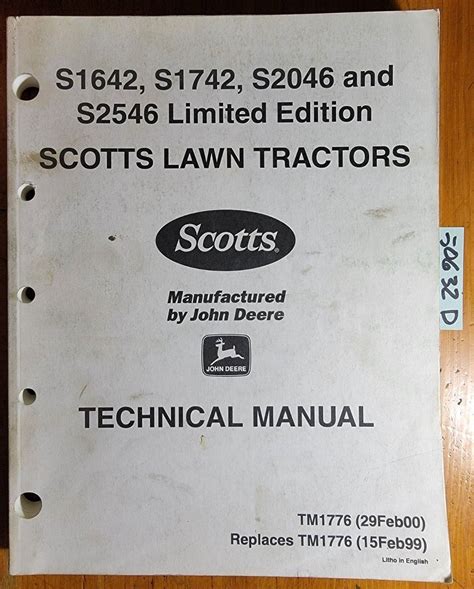 Jd scotts s1642 s1742 s2046 s2546 lawn tractor technical service manual download. - De koning van koronie en andere verhalen.
