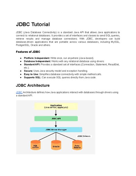 Jdbc querytimeout.  Oct 25, 2024 · The comprehensive JDBC tutorials for ...