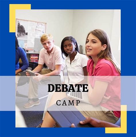 Participate in all camp activities. Must be able to listen to and follow directions. Must be able to take on a position of authority. This position runs between June 20 - July 10, 2021. 100% - Lab Leaders for the Jayhawk Debate Institute (2-week and 3-week camps): Provide instruction on debate to students at camp. Present lectures to the camp.. 