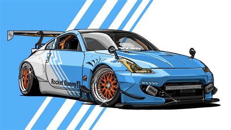 Jdm 350z Drawing