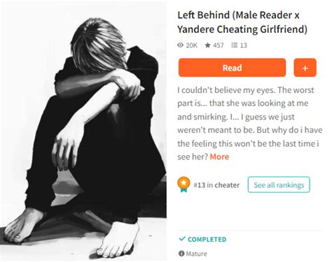 Jealous cheating girlfriend x male reader wattpad.  cruel, sad, cheating.  Read t...