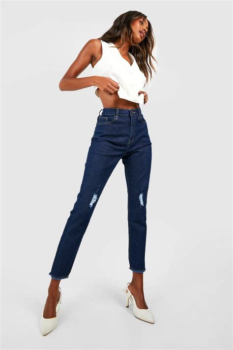 Jean troués femme Jean déchirés Jeans destroy boohoo FR