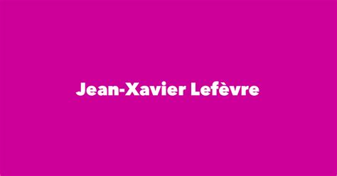 Jean-Xavier Lef&egrave;vre - Schott Music