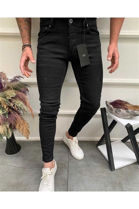 Jeanblack Siyah Erkek Kot Pantolon Skınny Fıt Jean  Trendyol. 