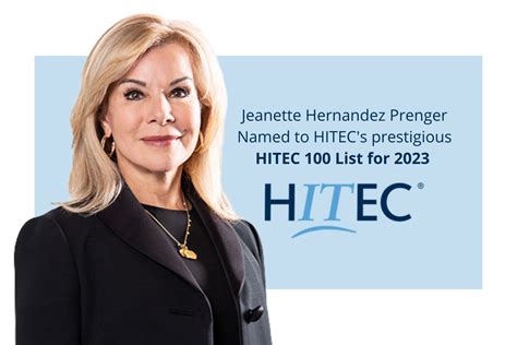 Jeanette prenger. Jeanette Hernandez Prenger featured in Ingram's Magazine's 250 Most Powerful Business Leaders for 2022. Jeanette Hernandez Prenger will be recognized by Hispanic Executive as a notable Hispanic professional in the tech industry for her IT services firm's success, which starts with people. In a challenging year, she says, 
