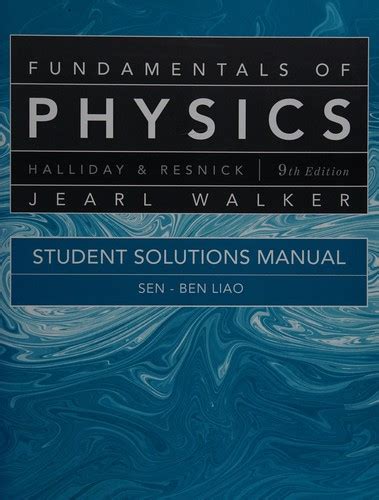 Jearl walker physics solution manual 9th. - Essential mathematical methods for physicists solution manual.