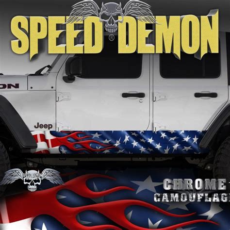 Jeep Graphics - Speed Demon Racing Stripes