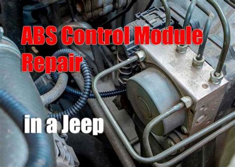 Jeep abs code 12.  A separate ABS Module stores codes related to the braking and traction...