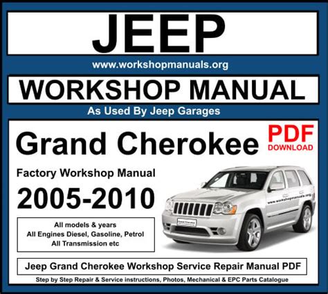 Jeep cherokee 2005 2010 workshop repair manual. - Honda gcv160 pressure washer service manual.