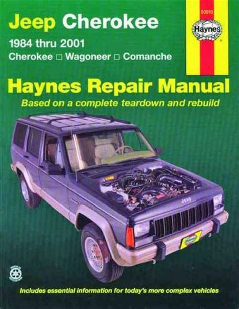 Jeep cherokee wagoneer comanche 1984 2001 haynes manuale di riparazione. - El gran libro de la sexualidad.