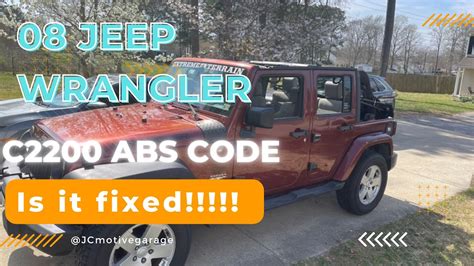 Here is how to solve faulty connections in Jeep that leads to C121C DTC. You will need Owner’s Manual for this solution. Step 1: Check The Connections . The first thing to do is to visually inspect the related wiring harness and connectors. Especially look into the ABS Module, PCM, and brake connectors and wires.. 