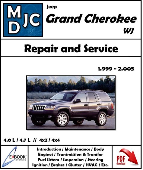 Jeep grand cherokee wk manual de reparación de servicio 2005 2010. - Jcb backhoe charging system repair manual.