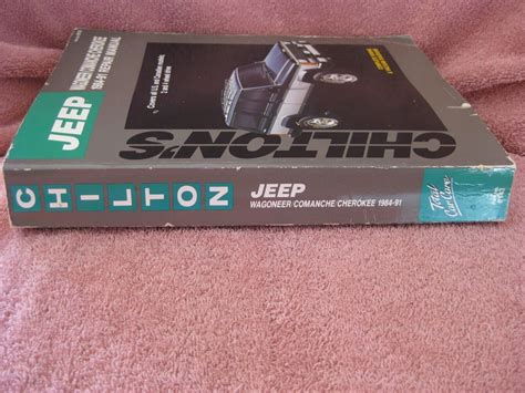 Jeep wagoneer commanchee and cherokee 1984 91 chiltons repair manuals. - Honda cr80 repair manual free download.