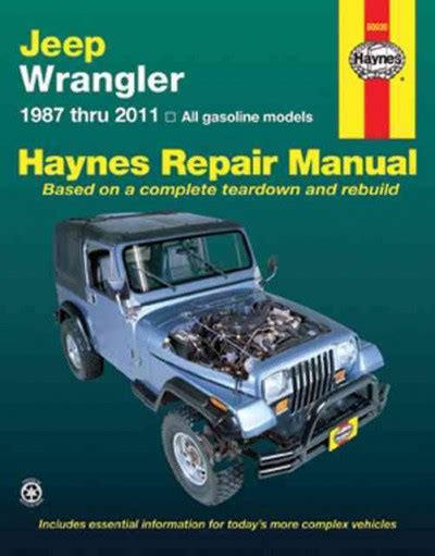 Jeep wrangler automotive repair manual 1987 through 2003 all models. - Manual del soldado sh 21 76 manual del guardabosques del ejército de los estados unidos febrero.