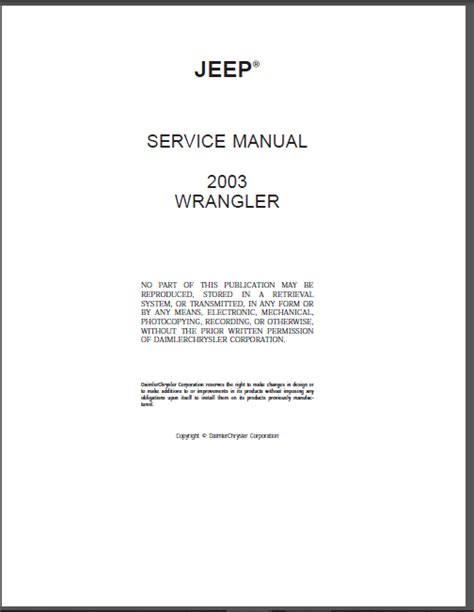 Jeep wrangler tj 1997 2006 service repair workshop manual. - Havana varadero reiseführer sehenswürdigkeiten essen trinken einkaufsmöglichkeiten zu.