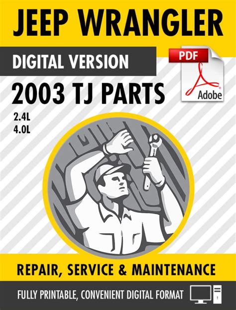 Jeep wrangler tj parts manual catalog 2003. - Hyundai crawler mini excavator robex 28 7 operating manual.