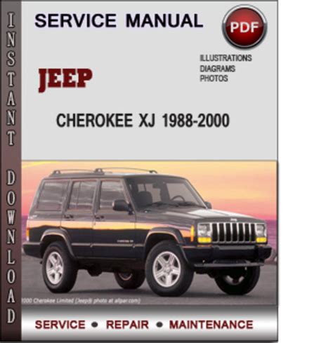 Jeep xj cherokee factory service manual. - Manual del usuario hyundai galloper gratis.