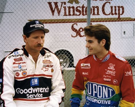 Jeff Gordon Visits Dale Earnhardt