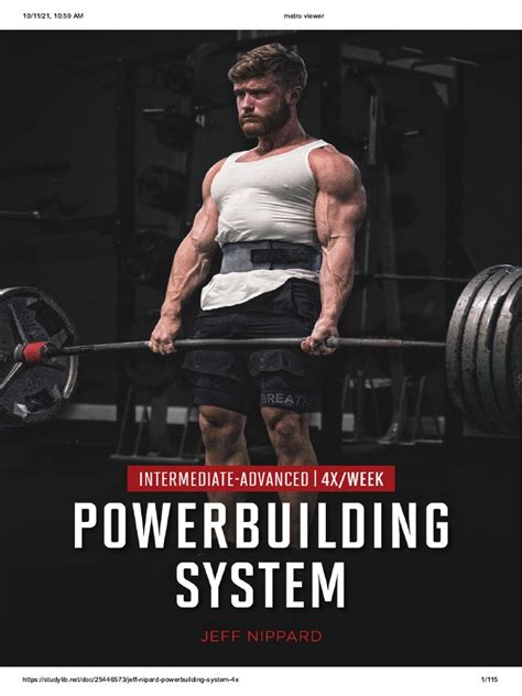 Jeff Nipard PowerBuilding System 4x PDF - Scribd