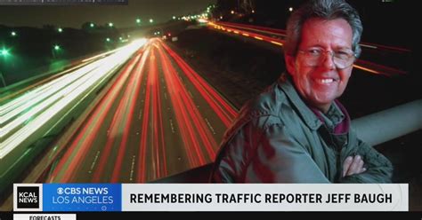 Jeff baugh traffic reporter. Jun 8, 2023 · Los Angeles- Jeff Baugh, a longtime airborne traffic reporter for KFWB, KNX, and KFI who guided Southern California drivers through innumerable sig alerts, motorway backups, and large brush fires, passed away on Tuesday night. Baugh was employed with KFI at the time of his passing. He began reporting for KFWB in 1986. 