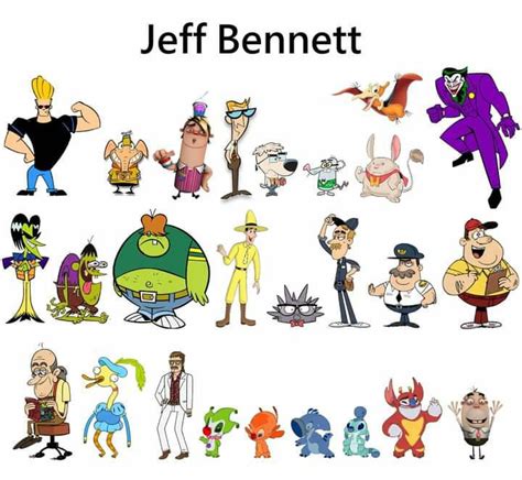Jeff bennett characters