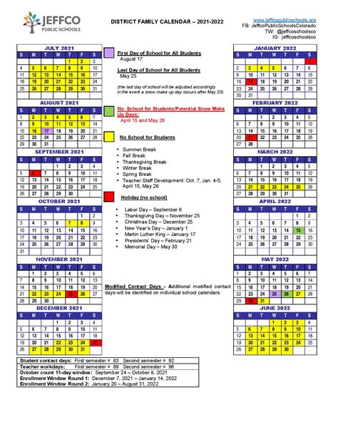Jeffco Calendar 22 23