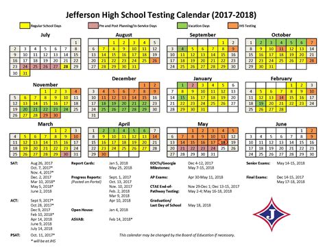 Jefferson Isd Calendar