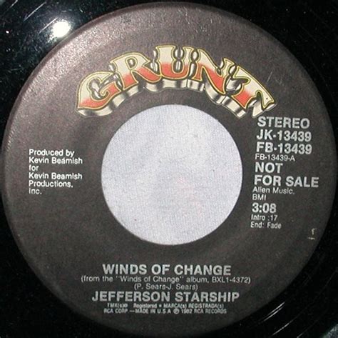 Jefferson Starship - Winds of Change Lyrics SongMeanings