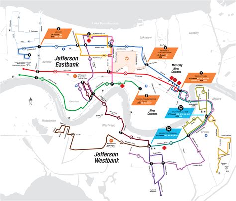 Jefferson Transit: Jefferson Transit System Map