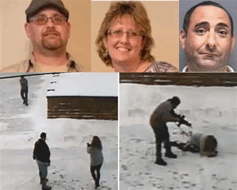Police said Jeffrey Spaide, 47, shot dead his neighbors, James Goy, 50, and his wife, Lisa, 48, after arguing about shoveling snow onto each .... 