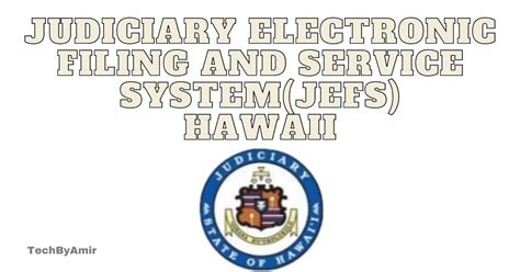 JEFS is a system for filing documents electronically in Hawaii courts. Learn how to register, access, and use JEFS for different case types and courts, and get updates and announcements.