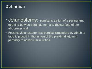 Jejunostomy Definition & Meaning Merriam-Webster Medical