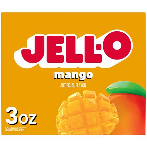 Jell-O Mango Gelatin Dessert Mix - Instacart