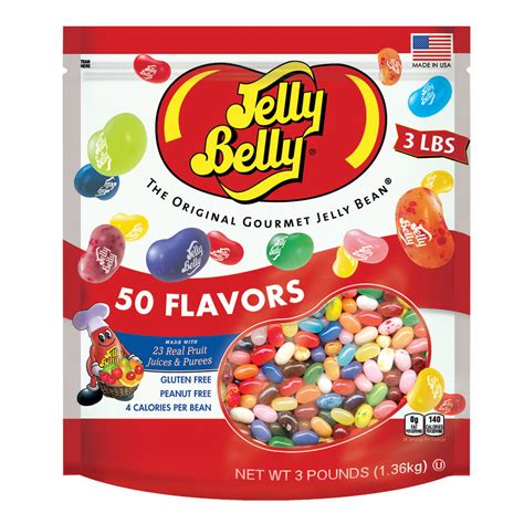 Jelly bean brands. From tins that house a carefully chosen range of 20 flavors to jumbo boxes that offer a grand tour of 50 distinct tastes, there’s something here to satisfy every preference. Jelly Belly 10 Flavor Gift Box. Jelly Belly 20 Flavor Bean Tin. Jelly Belly 20 Flavor Clear Gift Box. Jelly Belly 30 Flavor Beans Clear Can. 