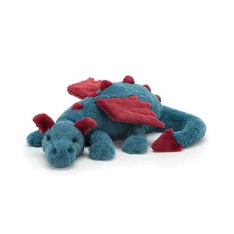 Jellycat Dexter Dragon Stuffed Animal, Large 35 inches