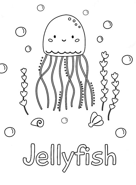Jellyfish Coloring Pages Printable Coloring Pages