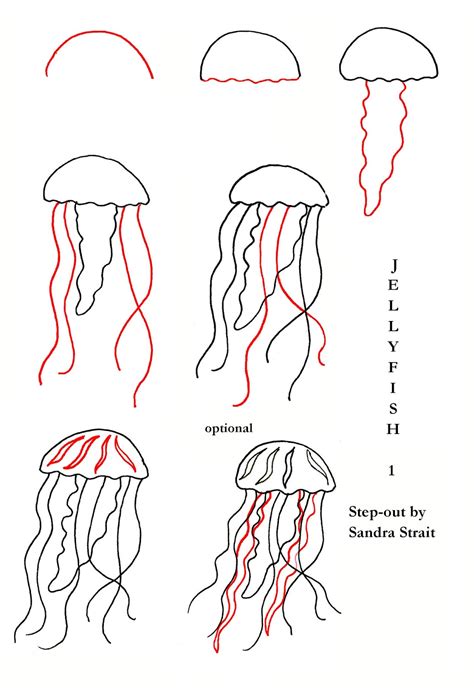 Jellyfish Drawing Simple