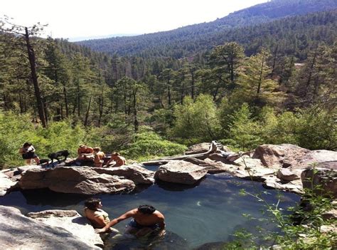 Jemez springs hot springs. 