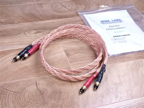 Jena Labs Aurora Gold highend audio interconnects XLR 1,3 metre