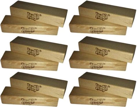 Jenga bricks x 10, Spare Pieces eBay