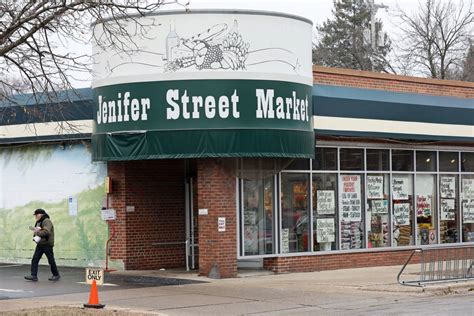 Jenifer street market. Specialties: Specialty neighborhood grocery store located in the heart of Madison, just off of Atwood Avenue. Jenifer Street is known for their fresh meat market and large walk-in beer cave. Online grocery and delivery coming Summer 2023 Established in 1979. Locally owned since 1979! Fresh Meats, Craft Beers, Local Produce, and World Class Cheese selection! Online grocery and delivery coming ... 
