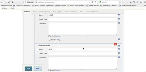 Jenkins build periodically with parameters