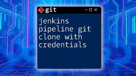 Jenkins pipeline git clone with credentials.  It works if you use the ...