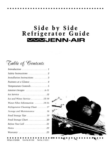 Jenn air refrigerator model jcd2389ges manual. - Guide en ligne epson stylus sx235w.