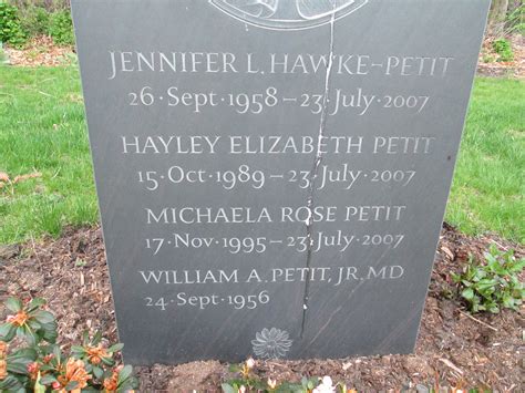 Jennifer Lynn Hawke Petit (1958-2007) - Find a Grave Memorial