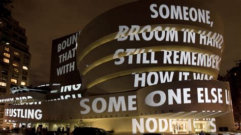 Jenny holzer. Learn how the influential American artist Jenny Holzer uses language, technology, collaboration, art in everyday life and politics to create art that is impossible to ignore. … 